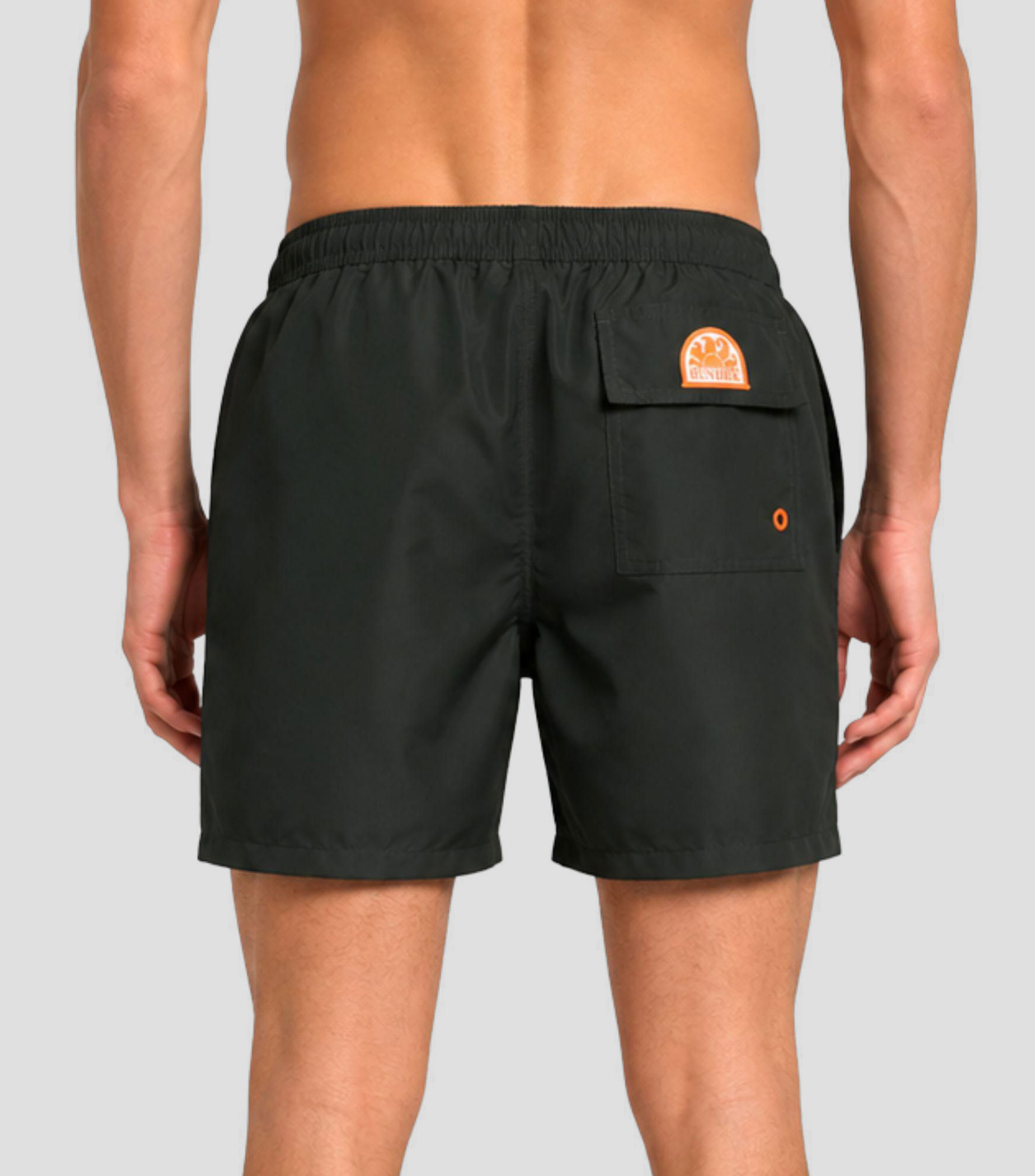 Traje de baño corto Liso Hombre